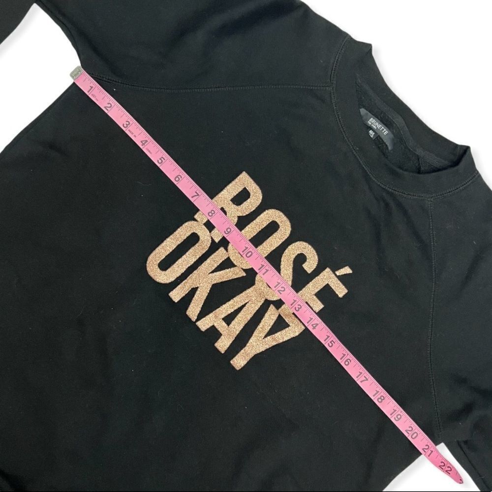 Brunette The Label “Rose Okay” Classic Crewneck Sweatshirt — image 5 of 7